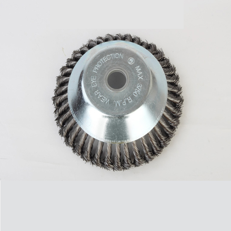 Fadeless Stainless Steel Weeding Wire Wheel For Cleaning