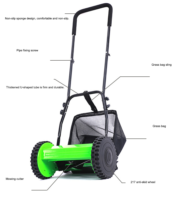 Small Manual Commercial Push Lawn Mower