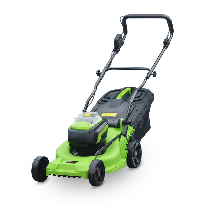 Electric Reeds Push Lawn Mower With Roller